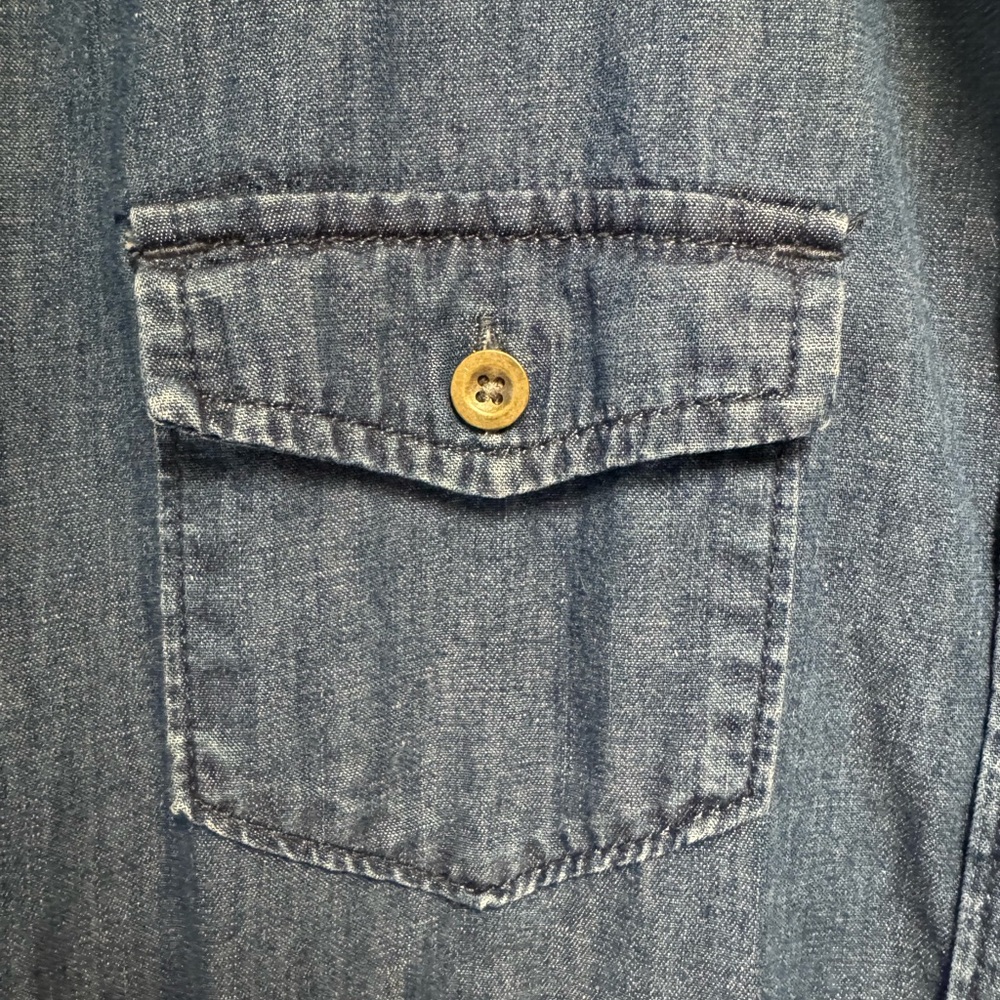 Banana Republic Denim Dress. Size 4. - Picture 6 of 10